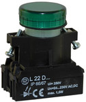 L22D 24V-230V-green lamp